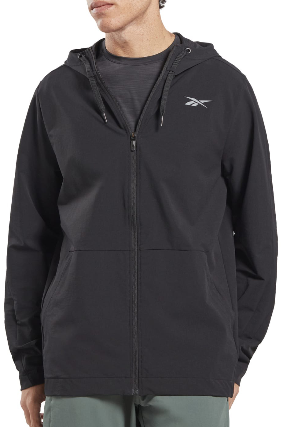 Sweatshirt com capuz Reebok Woven FZ