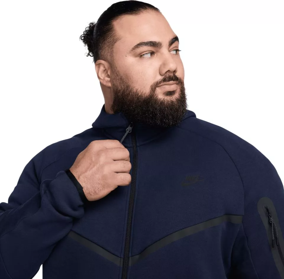 Felpa con cappuccio in pile da uomo Nike Tech Fleece Full-Zip Windrunner