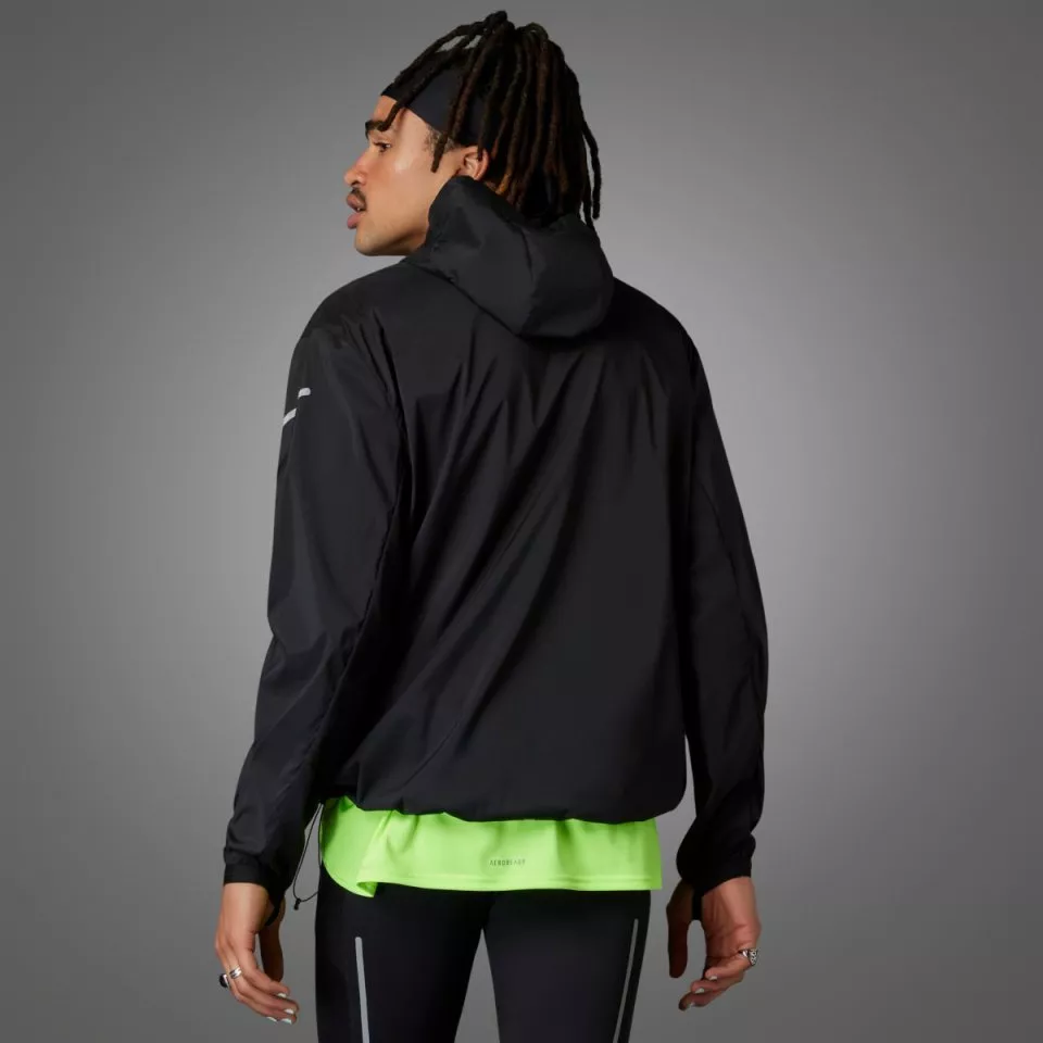 Pánská běžecká bunda s kapucí adidas Ultimate