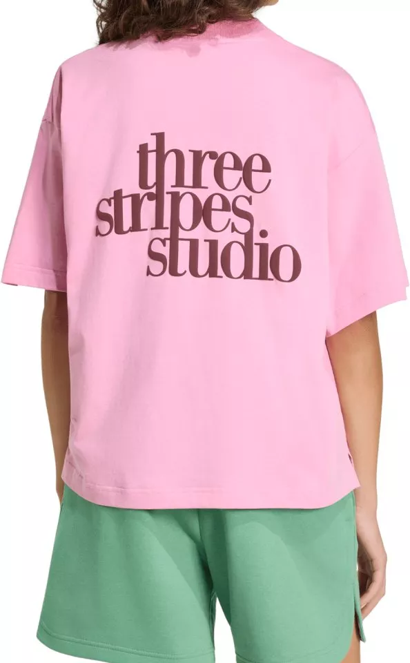 adidas 3 Stripes Studio T-Shirt Women