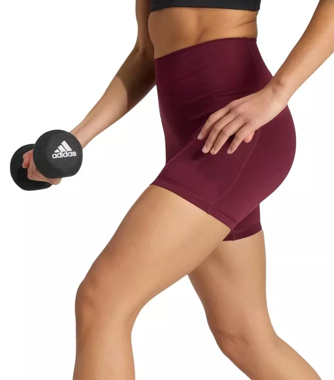 Calções adidas 3 Stripes Studio All Me Booty Short Leggings Women