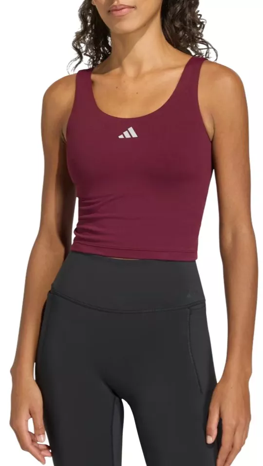Camiseta sin mangas adidas 3 Stripes Studio All Me Light Support Tank Top Women