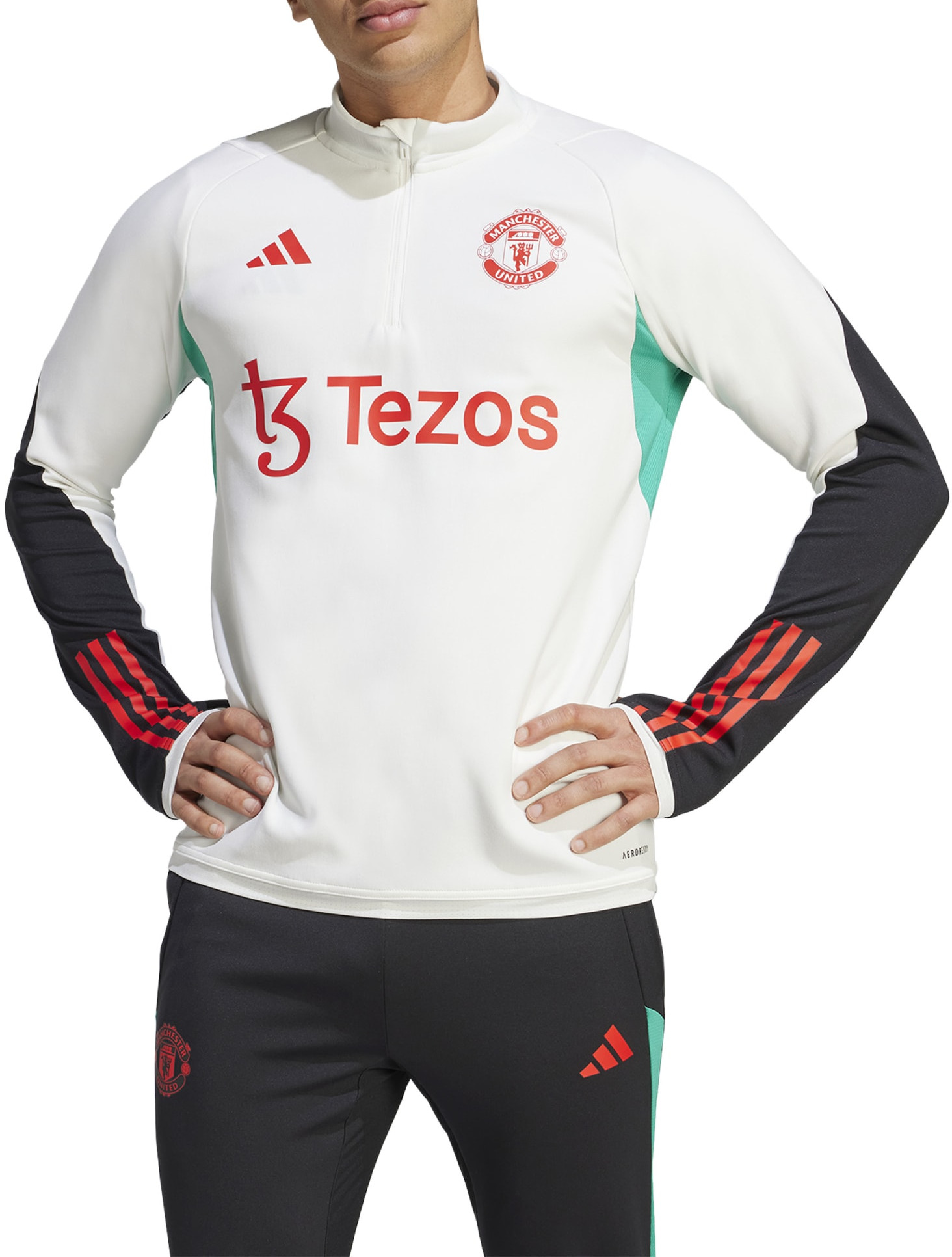 Μακρυμάνικη μπλούζα adidas MUFC TR TOP