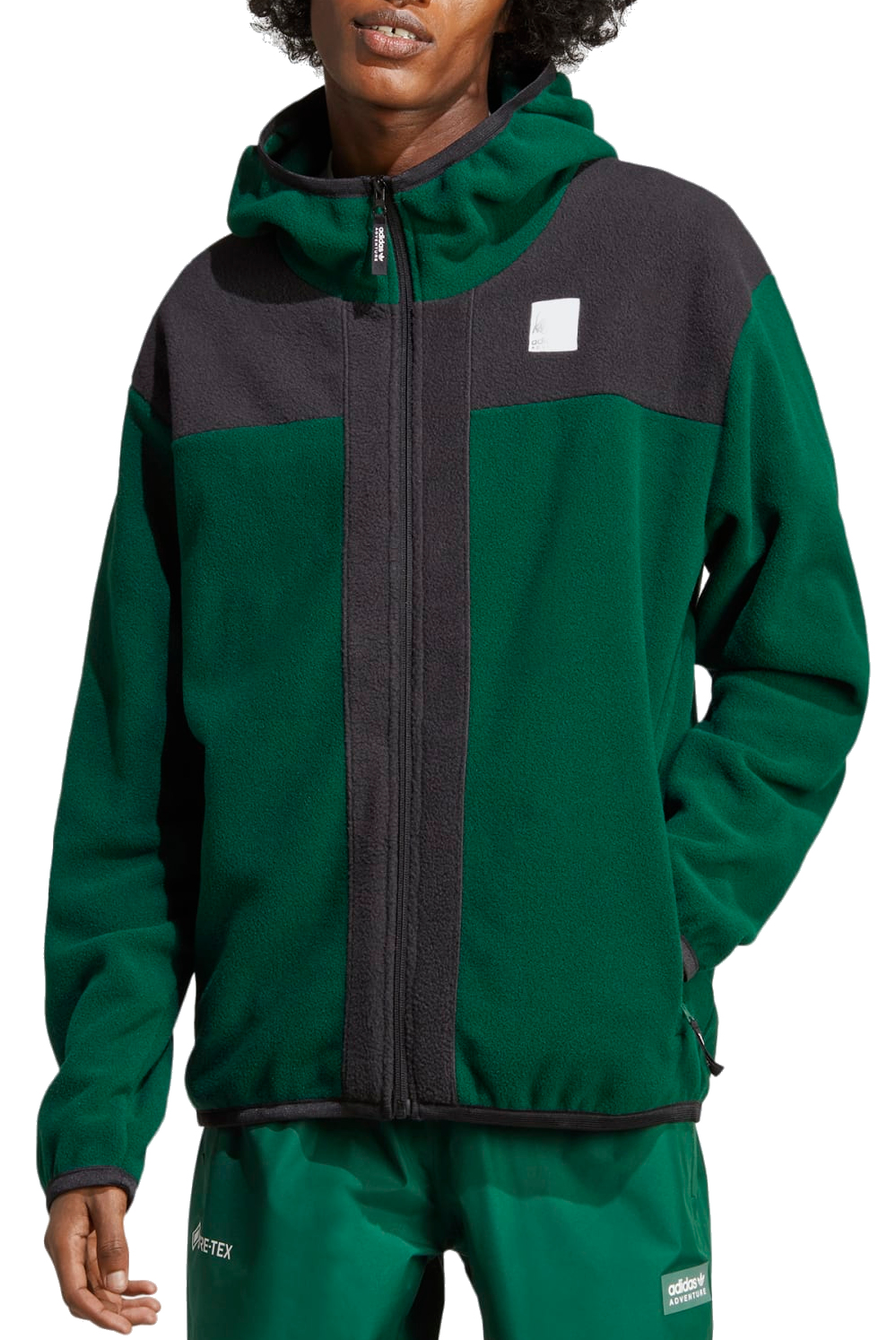 Hanorac cu gluga adidas Originals Advenure Full-Zip Fleece