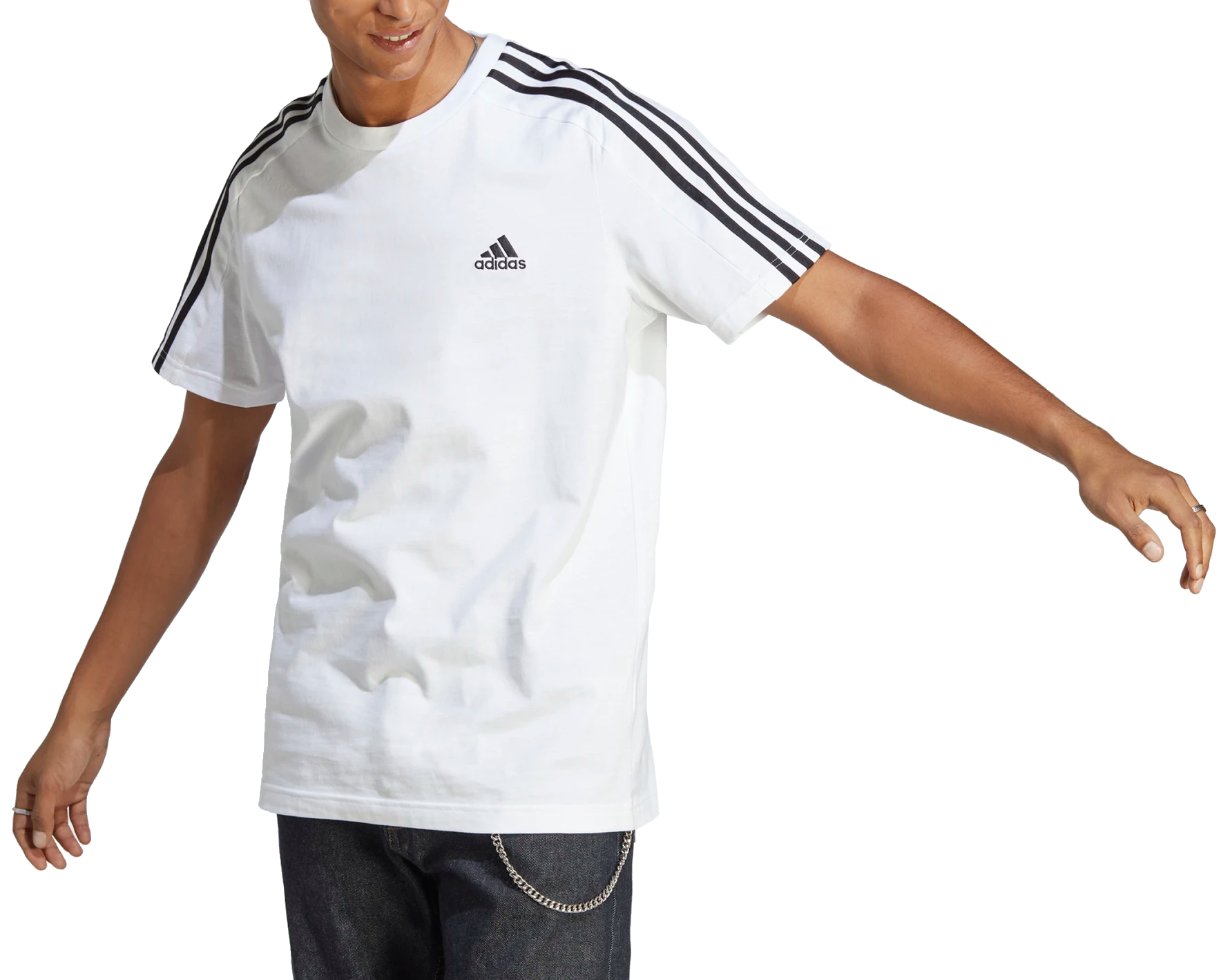 Tričko adidas Sportswear Essentials 3 Stripes