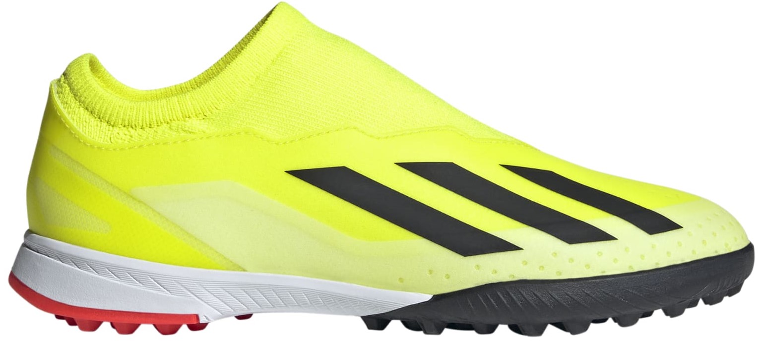 Dětské beztkaničkové turfy adidas X Crazyfast League Laceless TF