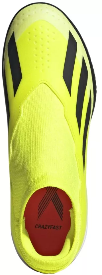 Dětské beztkaničkové turfy adidas X Crazyfast League Laceless TF