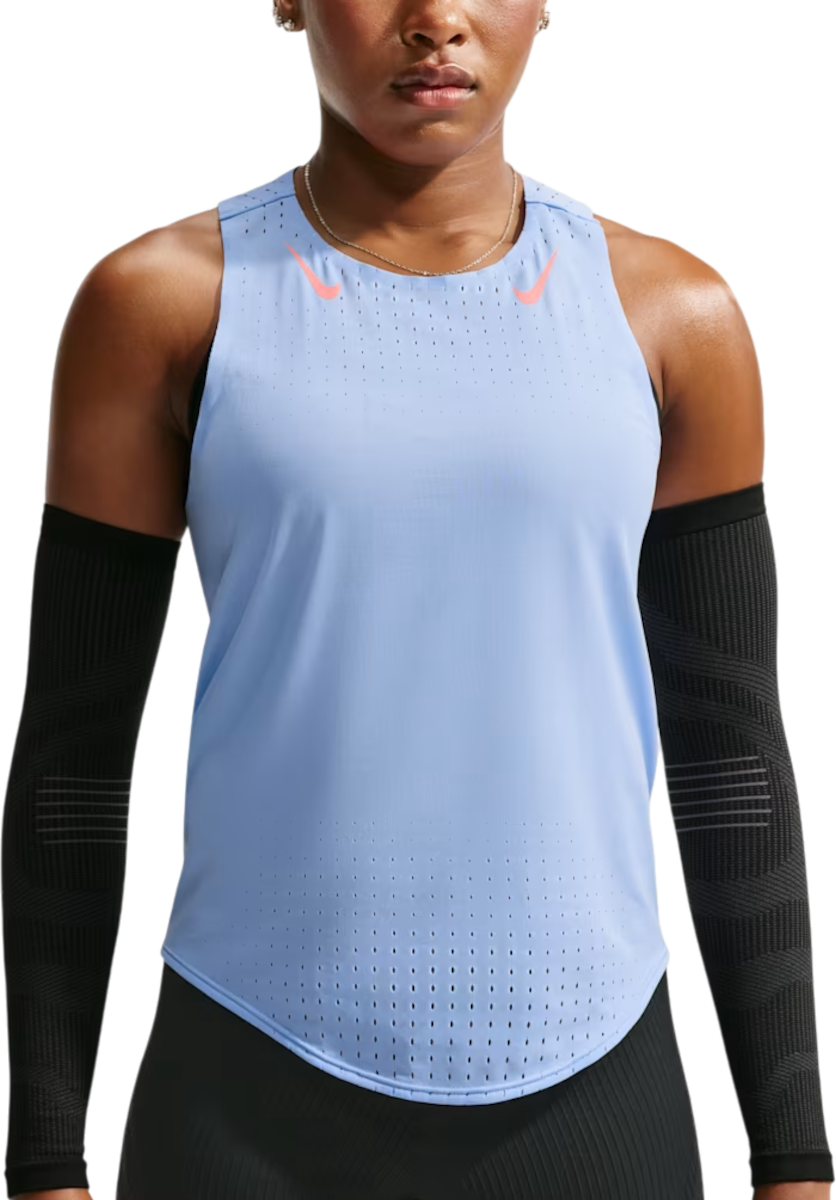 Nike AeroSwift Tanktop, M, Blauw