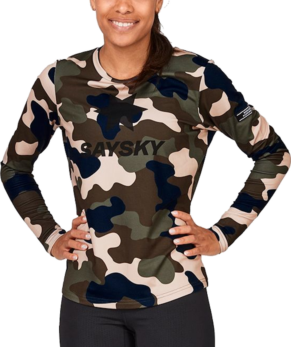 Langarm-T-Shirt Saysky WMNS Camo Blaze Longsleeve