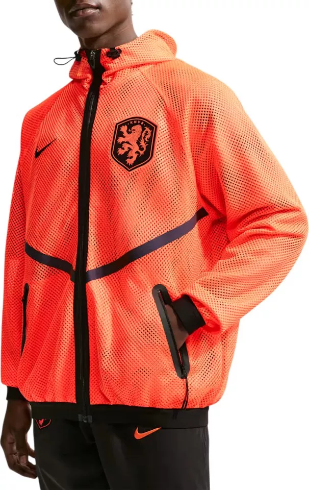 Jakke med hætte Nike Dri-FIT Netherlands Anthem 2026