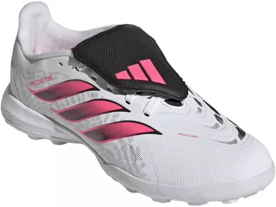 Chuteiras infantis com lingueta dobrável adidas Predator League Fold-Over Tongue TF