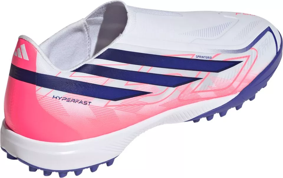 Chuteiras sem cadarços adidas F50 Hyperfast League Laceless TF