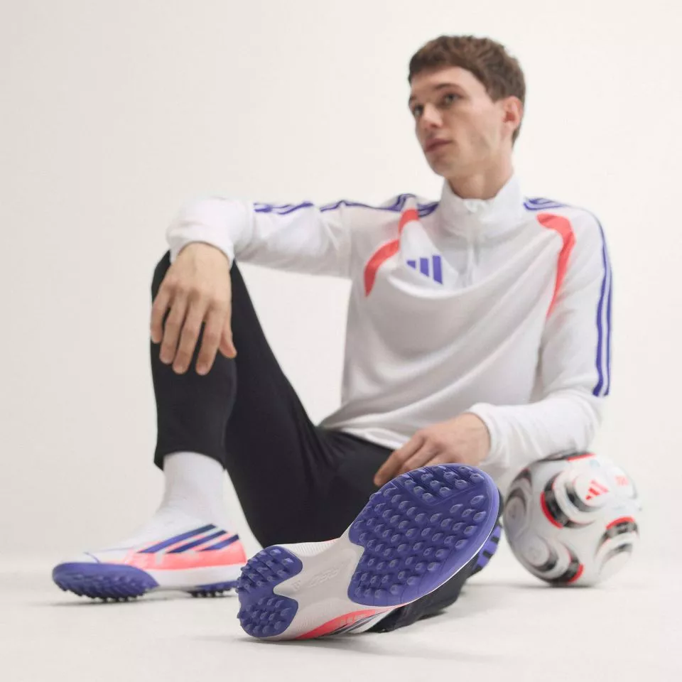 Chuteiras sem cadarços adidas F50 Hyperfast League Laceless TF