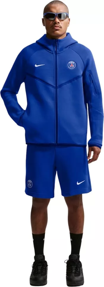 Pánska futbalová mikina s kapucňou Nike Paris Saint-Germain Tech Fleece Windrunner