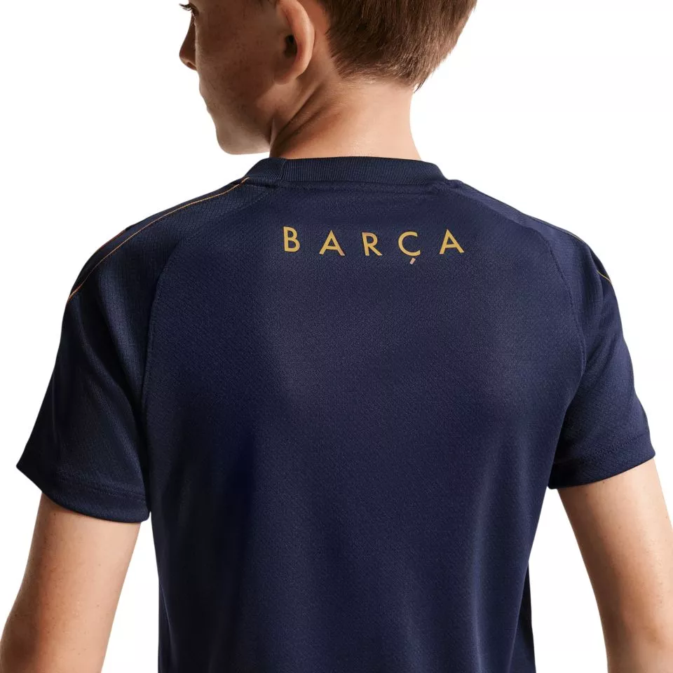 Gyerek edzőpóló rövid ujjú Nike Dri-FIT FC Barcelona Strike 2026/27