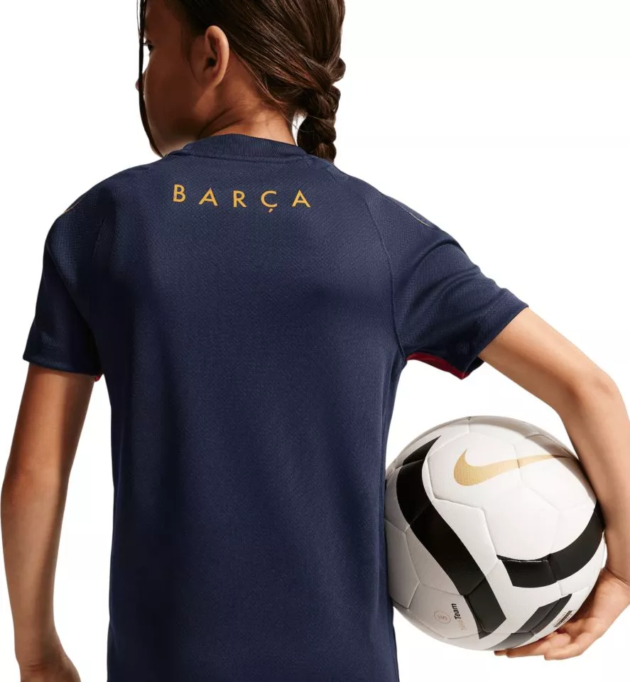 Gyerek edzőpóló rövid ujjú Nike Dri-FIT FC Barcelona Strike 2026/27