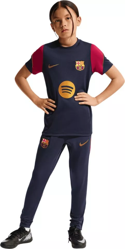 Gyerek edzőpóló rövid ujjú Nike Dri-FIT FC Barcelona Strike 2026/27