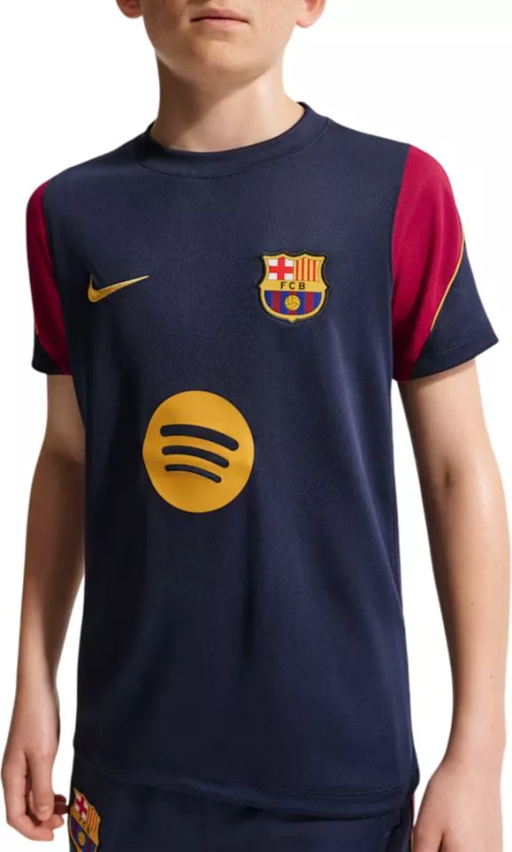 Gyerek edzőpóló rövid ujjú Nike Dri-FIT FC Barcelona Strike 2026/27