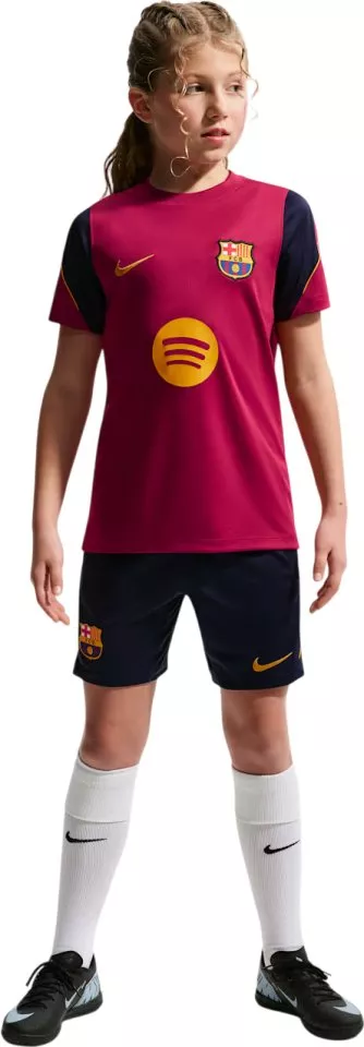 Gyerek edzőpóló rövid ujjú Nike Dri-FIT FC Barcelona Strike 2026/27