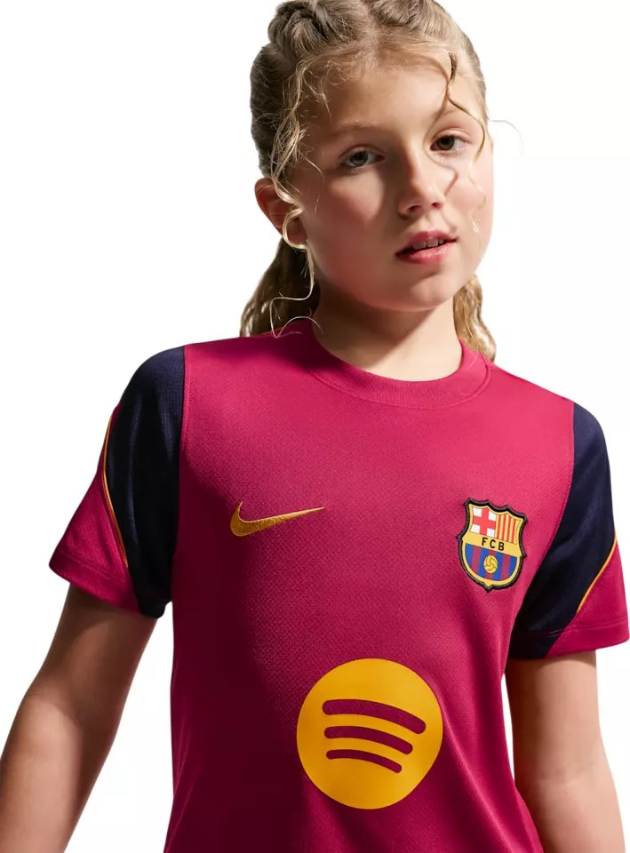 Gyerek edzőpóló rövid ujjú Nike Dri-FIT FC Barcelona Strike 2026/27