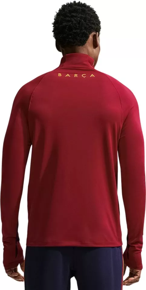 Pánske pletené futbalové tréningové tričko s dlhým rukávom Nike Dri-FIT FC Barcelona Strike 2026/27