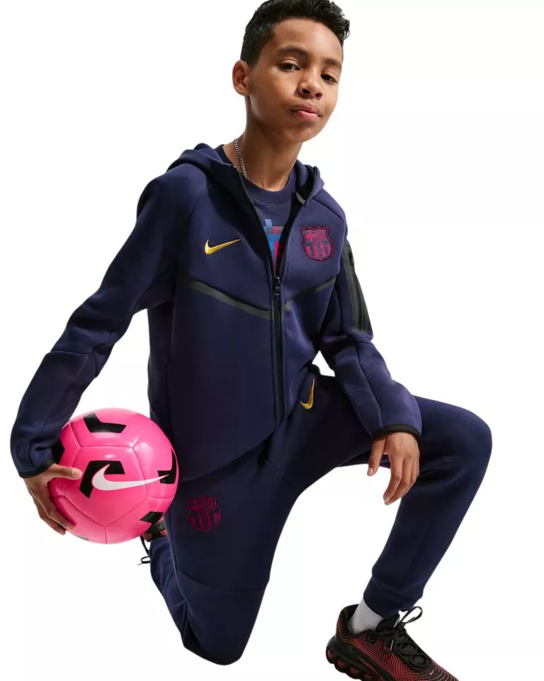 Суитшърт с качулка Nike FC Barcelona Tech Fleece Windrunner