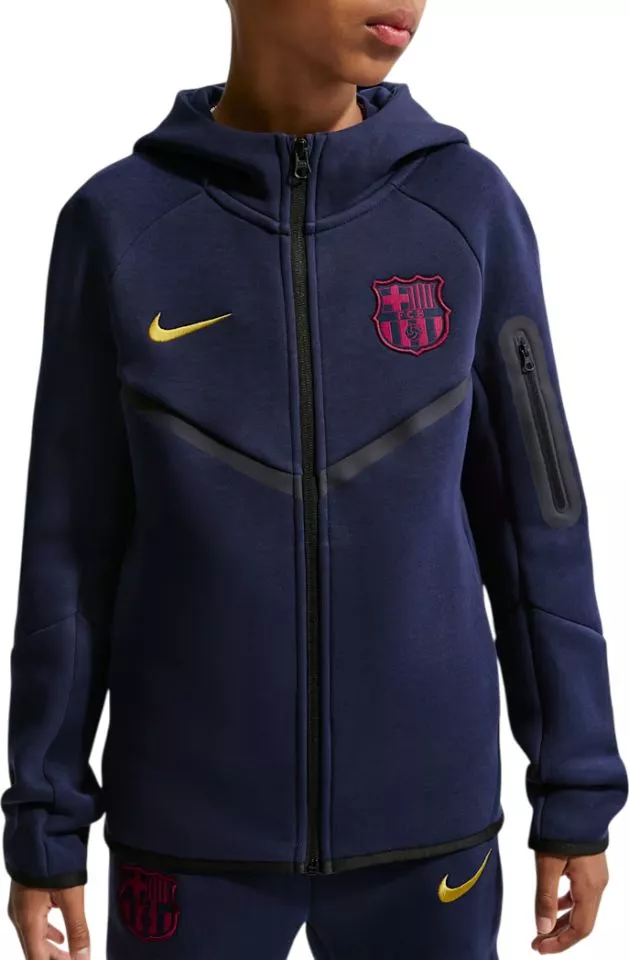 Суитшърт с качулка Nike FC Barcelona Tech Fleece Windrunner