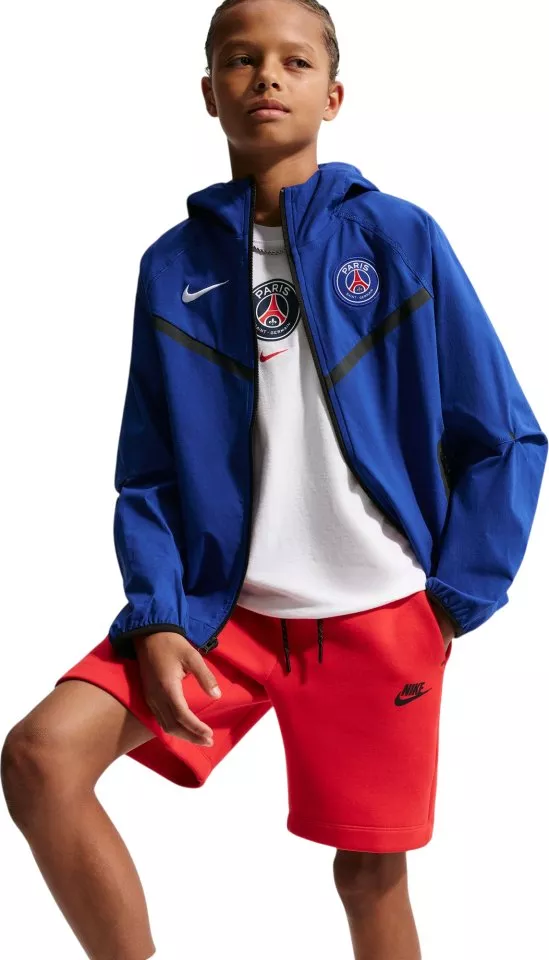 Jakke med hætte Nike Dri-FIT Paris Saint-Germain Anthem Tech Home 2026/27 Kids