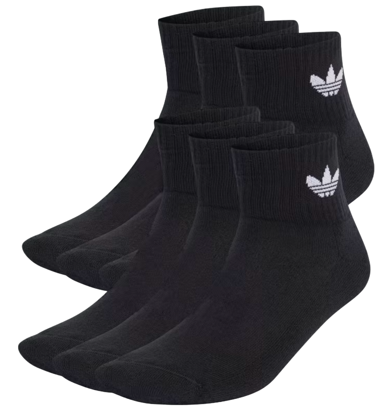 adidas Originals Mid Ankle 6 Pack Socks
