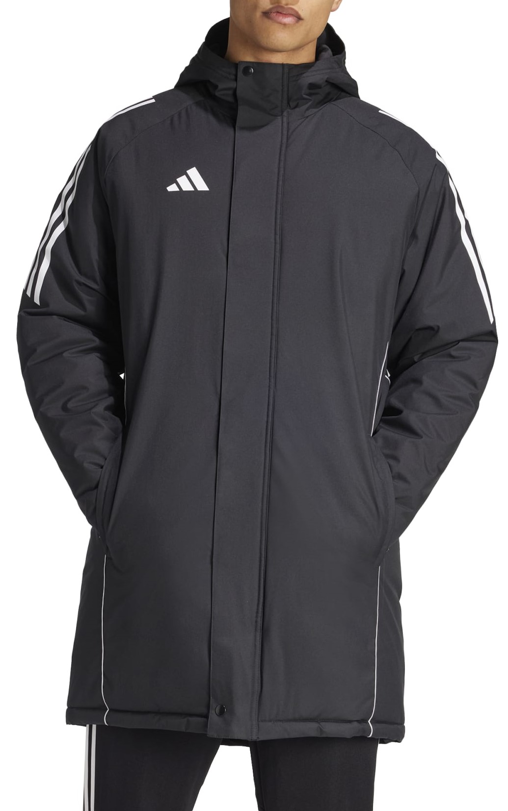 Jakke med hætte adidas TIRO24 PARKA