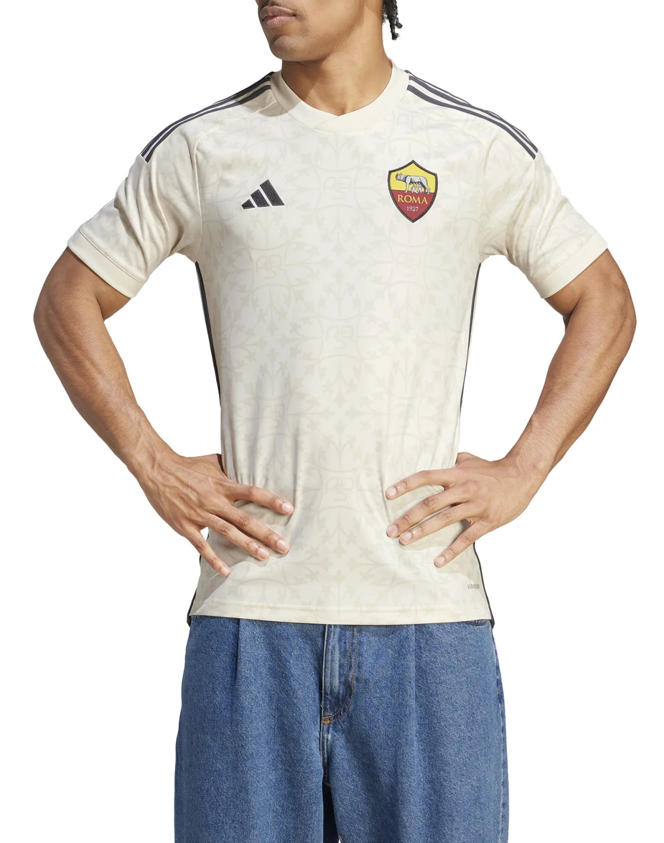 Pánský hostující dres s krátkým rukávem adidas AS Roma 2023/24