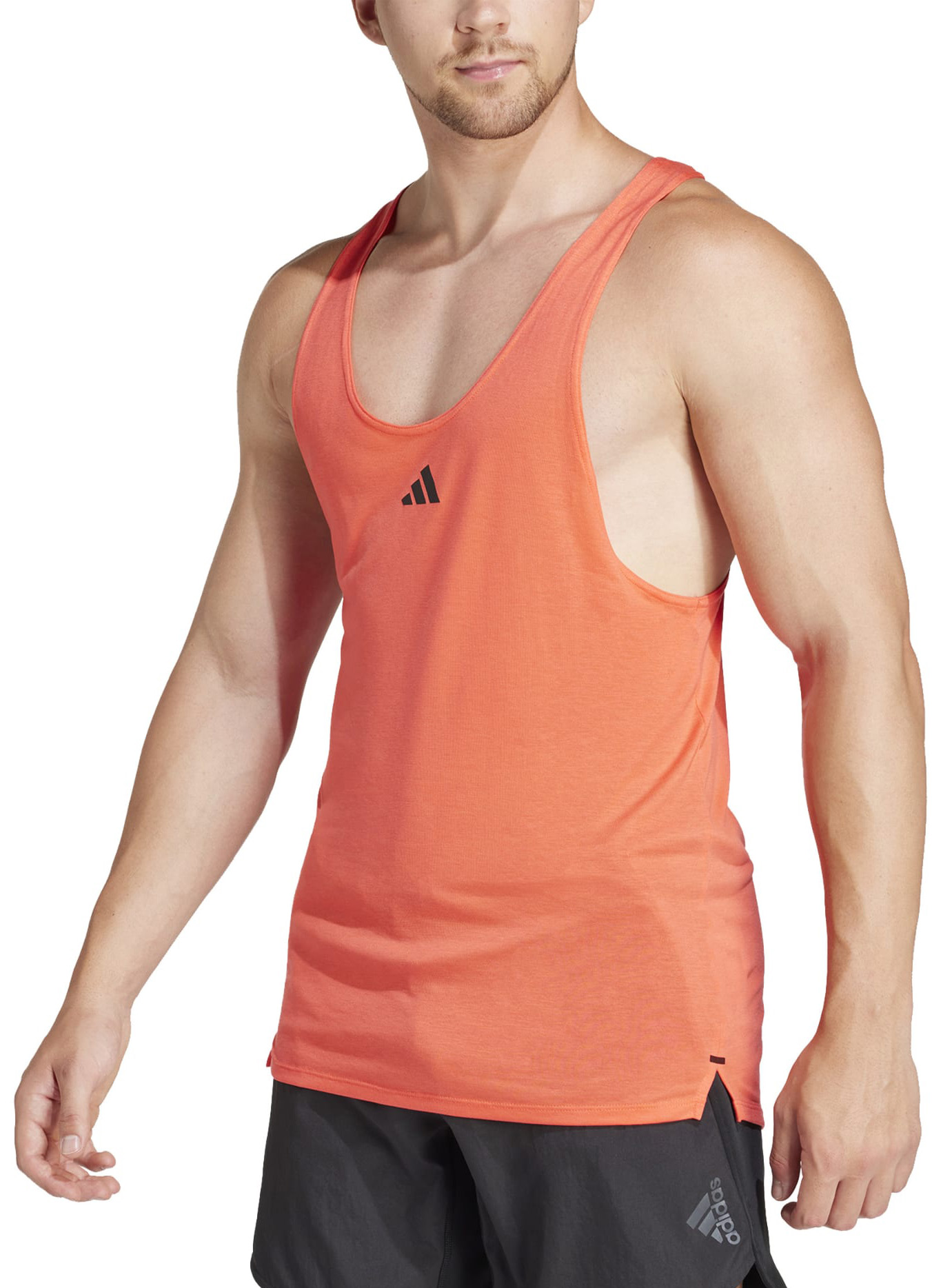 Adidas Workout Stringer Tank Top Red Men's Training Adidas, 54% OFF