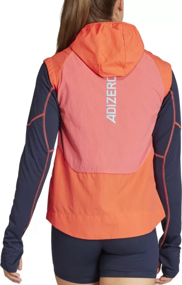 Dámská běžecká vesta s kapucí adidas Adizero