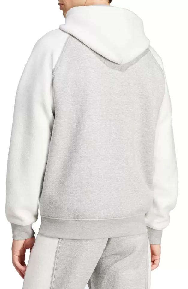 Sweatshirt med huva adidas Originals Essentials+ Trefoil Reverse Material