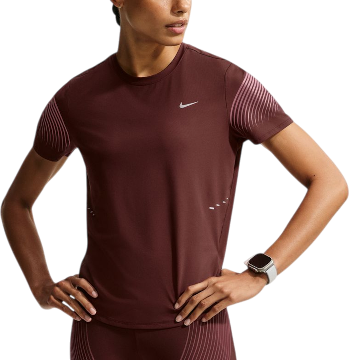 Nike Swift Flash T-shirt, S, Rood