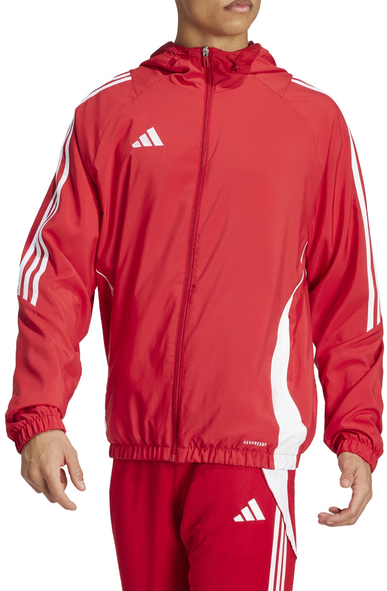 Jakke med hætte adidas TIRO24 WB