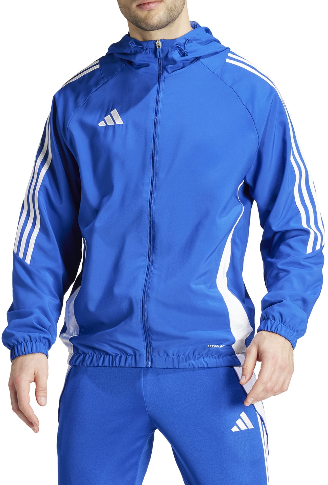 Jakke med hætte adidas TIRO24 WB