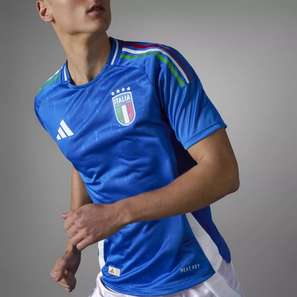 Pánský dres s krátkým rukávem adidas Itálie 2024, zápasový/domácí