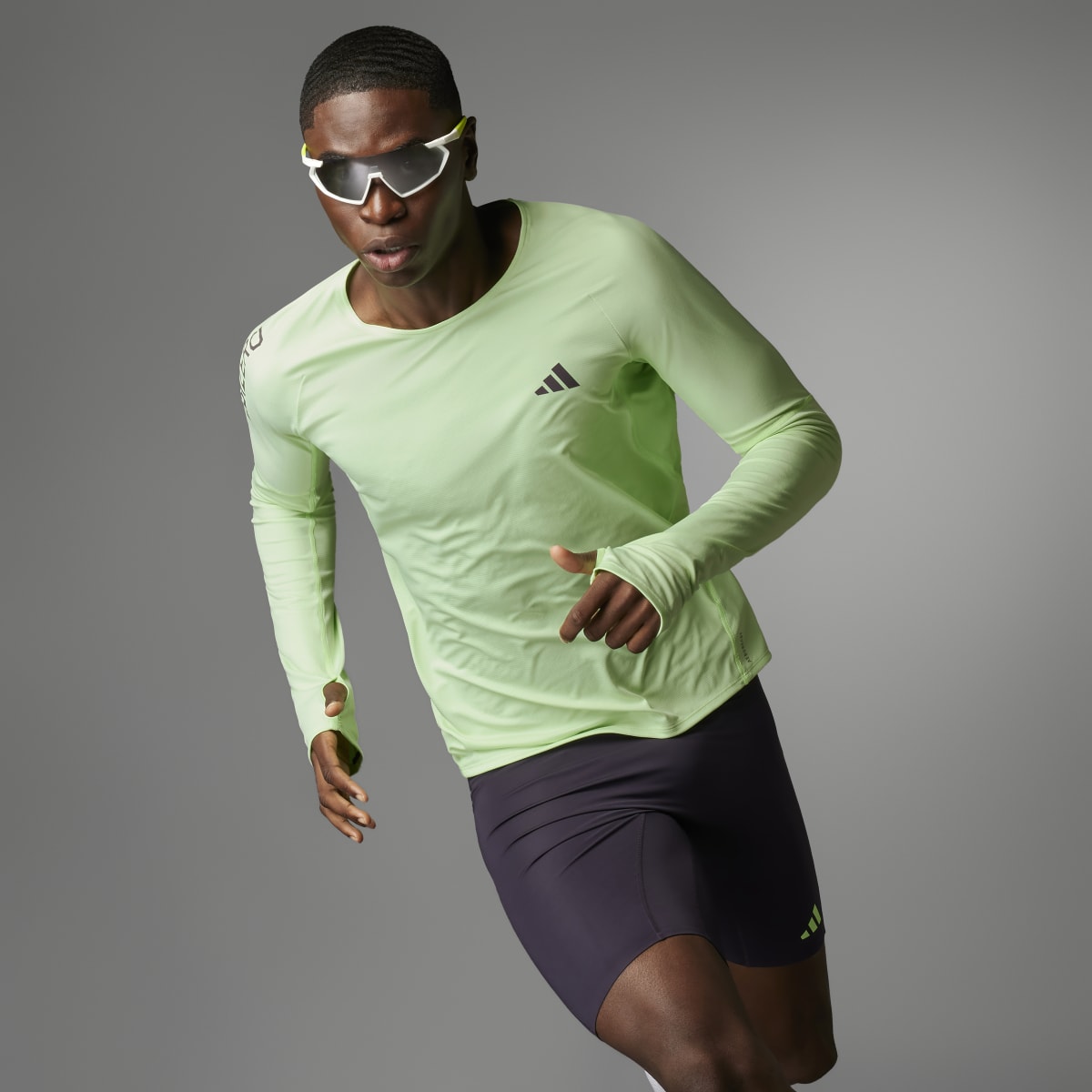 m-AlwaysDo What You Should Do ジャージ Long-sleeve T-shirt adidas Adizero - Top4Running.com