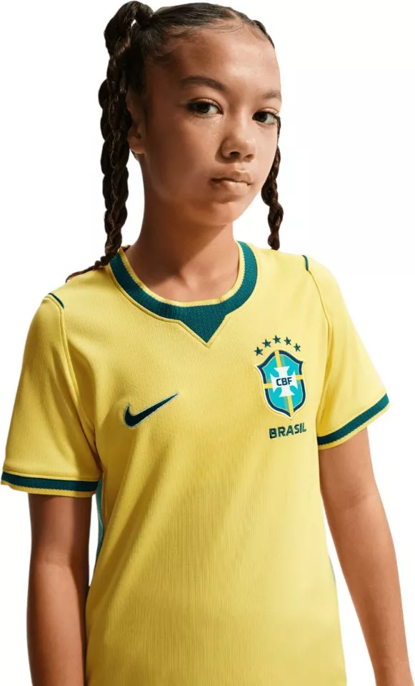 Dres Nike Dri-FIT Brazil Stadium Home 2026 Kids