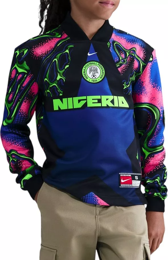 Риза с дълги ръкави Nike Dri-FIT Nigeria Goalkeeper Long-Sleeve 2026 Kids