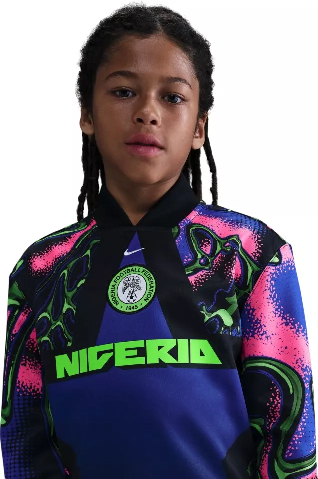 Риза с дълги ръкави Nike Dri-FIT Nigeria Goalkeeper Long-Sleeve 2026 Kids