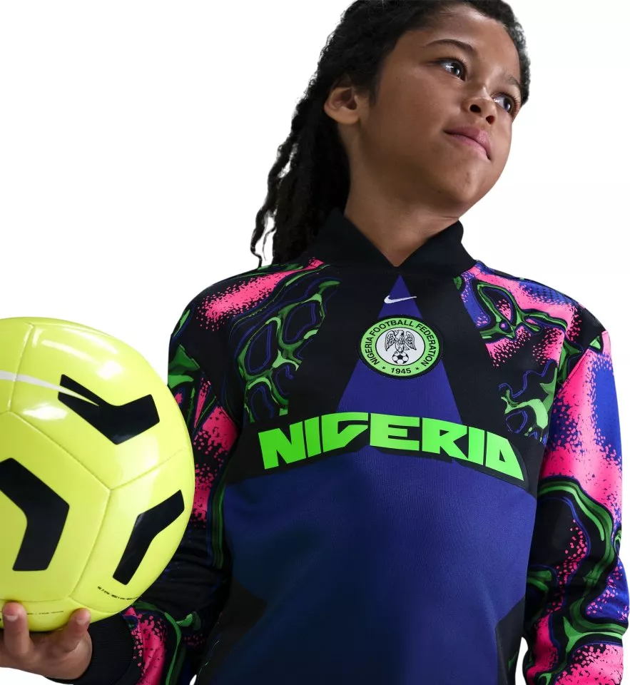 Риза с дълги ръкави Nike Dri-FIT Nigeria Goalkeeper Long-Sleeve 2026 Kids