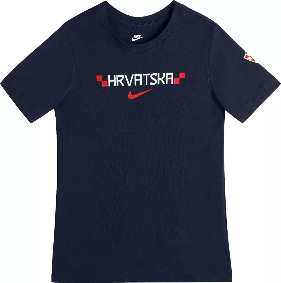 Dětské tričko s krátkým rukávem Nike Chorvatsko Graphic