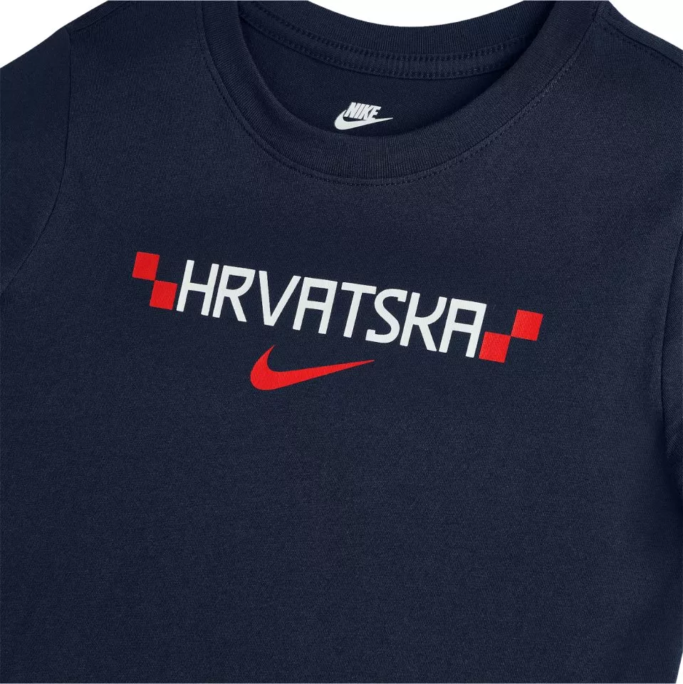 Dětské tričko s krátkým rukávem Nike Chorvatsko Graphic