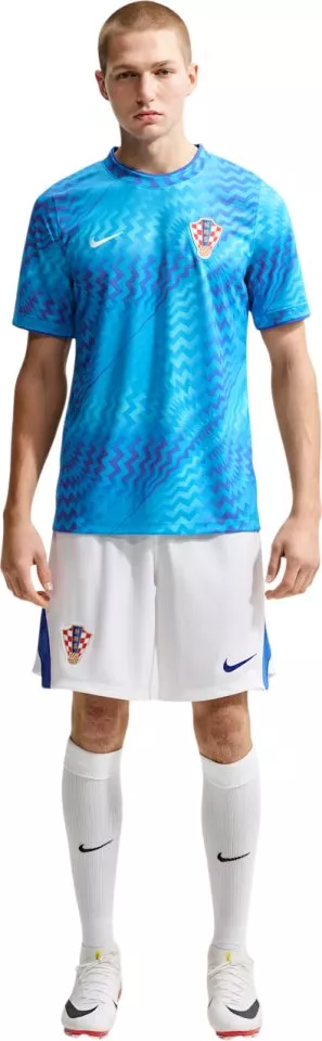 Męska koszulka piłkarska przedmeczowa z krótkim rękawem Nike Dri-FIT Chorvatsko 2026