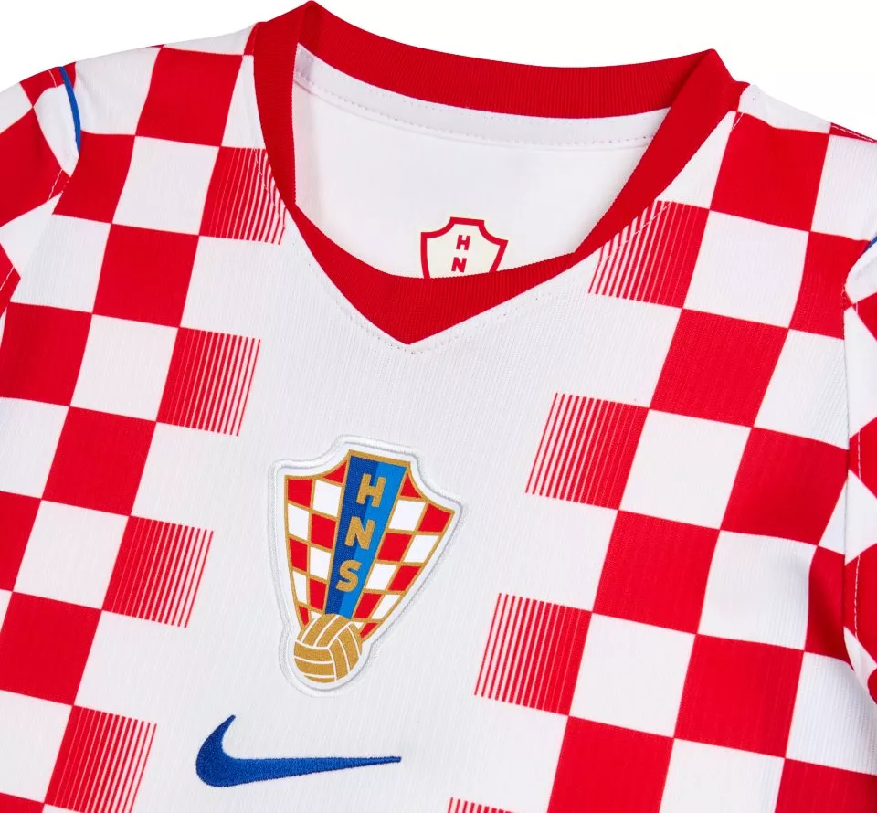 Dres (majica) s kratkim rukavima Nike Dri-FIT Croatia Stadium Home 2026 Kids