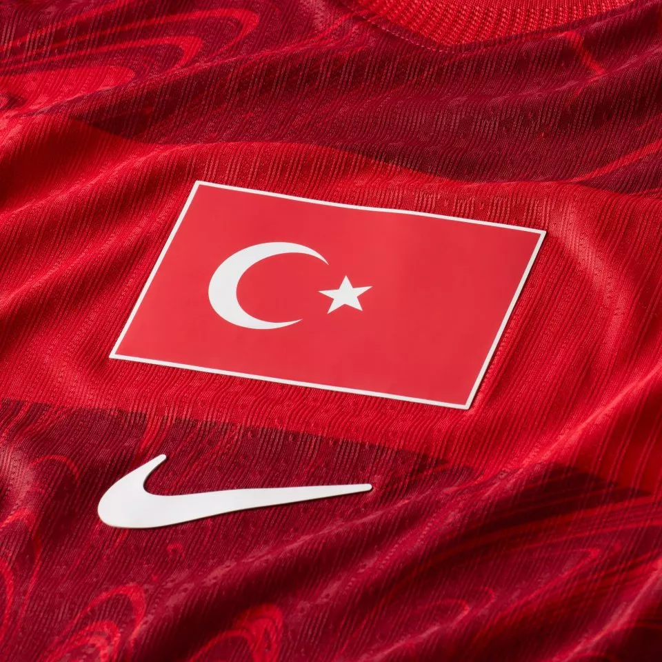 Pánský dres s krátkým rukávem Nike Aero-FIT Turecko 2026, zápasový/domácí