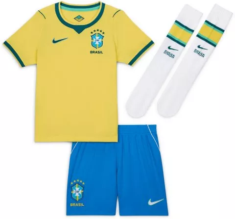 Dri-FIT Brazil Stadium Home Set 2026 Little Kids