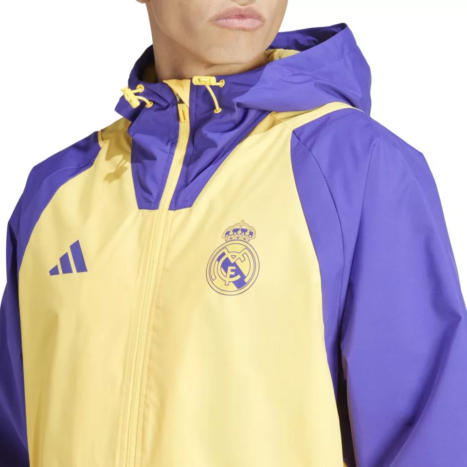 Pánská fotbalová bunda s kapucí adidas Real Madrid Tiro 23